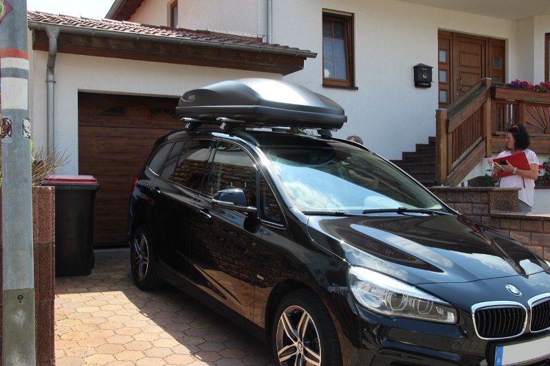 Dachkoffer auf einem BMW Gran Tourer, z.B. in Dudenhofen