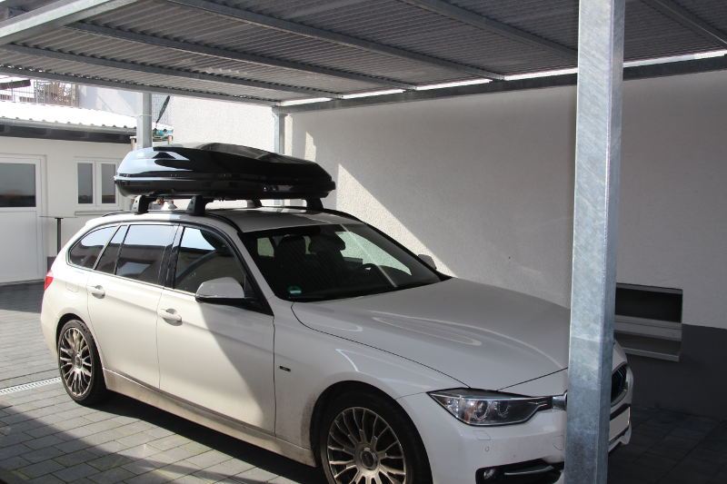 Dachbox auf einem BMW 3er Touring, z.B. in Dudenhofen mieten